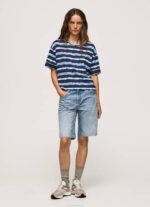 žene dulwich pamučna majica s izblijedjelim prugama Pepe Jeans JZ8H413 - Slika 2