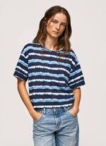 žene dulwich pamučna majica s izblijedjelim prugama Pepe Jeans JZ8H413 - Slika 3