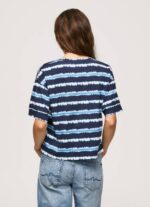 žene dulwich pamučna majica s izblijedjelim prugama Pepe Jeans JZ8H413 - Slika 4