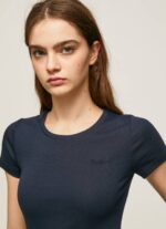 žene dulwich pamučna majica s logom Pepe Jeans JZ8H417 - Slika 3