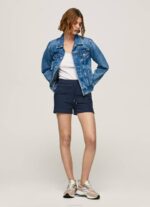 žene dulwich pamučne kratke hlače s podesivim strukom Pepe Jeans JZ8H517
