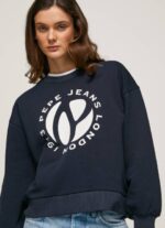 žene dulwich pamučni džemper s okruglim logotipom Pepe Jeans JZ8H279 - Slika 3
