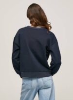 žene dulwich pamučni džemper s okruglim logotipom Pepe Jeans JZ8H279 - Slika 4