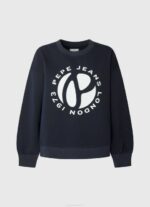 žene dulwich pamučni džemper s okruglim logotipom Pepe Jeans JZ8H279 - Slika 5