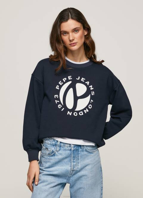 zene_dulwich_pamucni_dzemper_s_okruglim_logotipom_pepe_jeans_jz8h279.jpg žene dulwich pamučni džemper s okruglim logotipom Pepe Jeans JZ8H279 - Slika 1