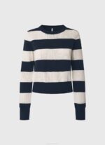 žene dulwich pamučni jersey s prugastim printom Pepe Jeans JZ8H255 - Slika 5