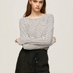 žene dulwich prugasta majica dugih rukava Pepe Jeans JZ8H436