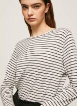 žene dulwich prugasta majica dugih rukava Pepe Jeans JZ8H436 - Slika 3