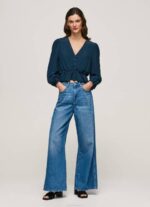 žene dulwich skraćeni top s v-izrezom Pepe Jeans JZ8H325 - Slika 2