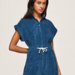 žene jarman kratki baršunasti kombinezon Pepe Jeans JZ8H209