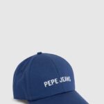 žene jarman osnovna kapa s izvezenim logotipom Pepe Jeans JZ8H784
