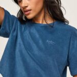 žene jarman skraćena majica od baršuna Pepe Jeans JZ8H461