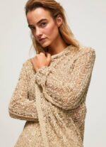 žene kamen dugi otvoreni kardigan Pepe Jeans JZ8H234 - Slika 3