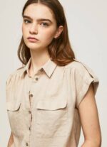 žene kamen korisna košulja kratkih rukava Pepe Jeans JZ8H341 - Slika 2