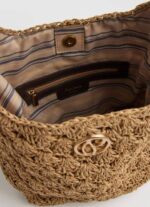 žene karamela torba od pletene slame Pepe Jeans JZ8H717 - Slika 3