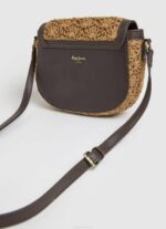 žene karamela torba preko ramena od slame pletena Pepe Jeans JZ8H742 - Slika 2