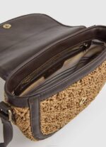 žene karamela torba preko ramena od slame pletena Pepe Jeans JZ8H742 - Slika 3