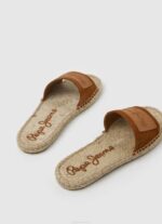 žene konjak siva berry kožne sandale Pepe Jeans JZ8H682 - Slika 4