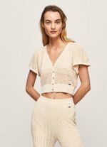 žene mlaćenica kardigan od finog pletiva Pepe Jeans JZ8H265 - Slika 3