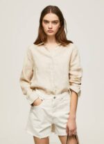 žene mlaćenica obična košulja običnog kroja Pepe Jeans JZ8H359