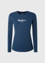 žene mornarica pamučna majica dugih rukava Pepe Jeans JZ8H472 - Slika 5