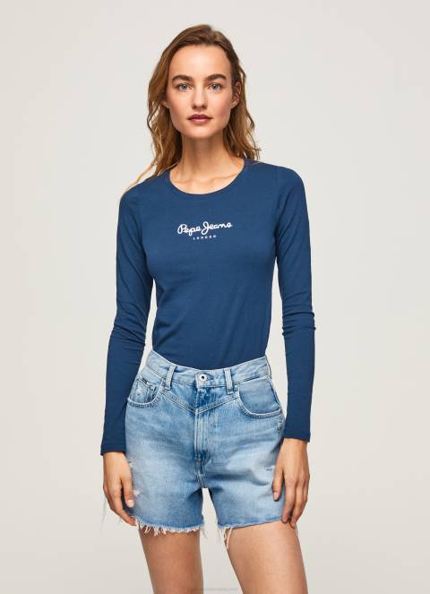 zene_mornarica_pamucna_majica_dugih_rukava_pepe_jeans_jz8h472.jpg žene mornarica pamučna majica dugih rukava Pepe Jeans JZ8H472 - Slika 1