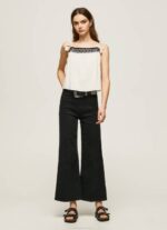 žene mousse pamučni top s heklanim detaljima Pepe Jeans JZ8H335 - Slika 2