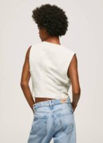 žene mousse prsluk od kombinirane tkanine Pepe Jeans JZ8H346 - Slika 4