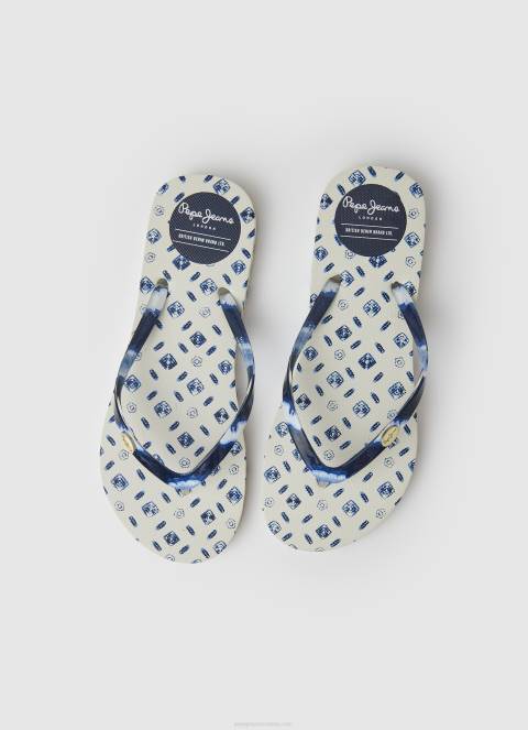 žene mousse rake plava plaža japanke za plažu Pepe Jeans JZ8H699 - Slika 2