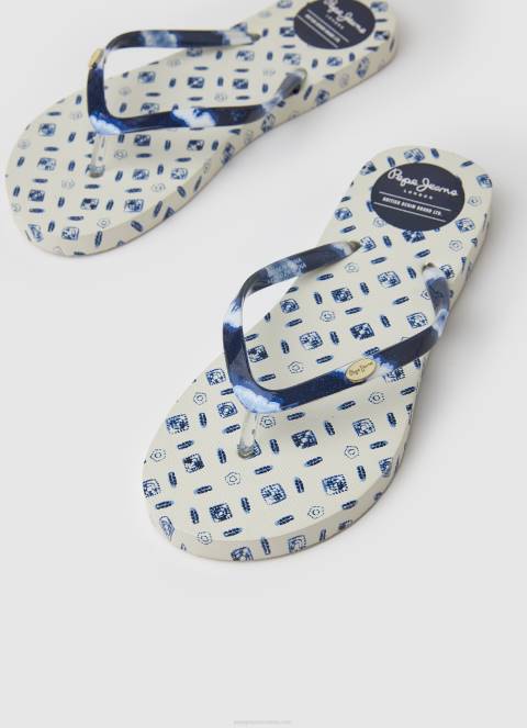 žene mousse rake plava plaža japanke za plažu Pepe Jeans JZ8H699 - Slika 3