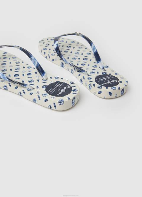 žene mousse rake plava plaža japanke za plažu Pepe Jeans JZ8H699 - Slika 4