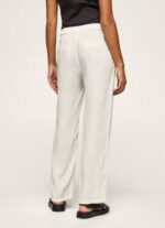 žene mousse ravne hlače od lepršave tkanine Pepe Jeans JZ8H311 - Slika 4