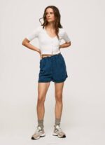 žene mousse rebrasta kardigan košulja Pepe Jeans JZ8H383 - Slika 2