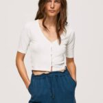 žene mousse rebrasta kardigan košulja Pepe Jeans JZ8H383
