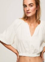 žene mousse skraćeni top s v-izrezom Pepe Jeans JZ8H354