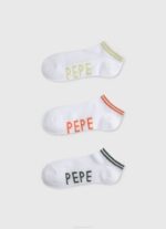 žene multi 3 pakiranja prugastih čarapa Pepe Jeans JZ8H564 - Slika 4
