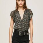 žene multi bluza od šifona s cvjetnim uzorkom Pepe Jeans JZ8H367
