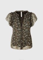 žene multi bluza od šifona s cvjetnim uzorkom Pepe Jeans JZ8H367 - Slika 5
