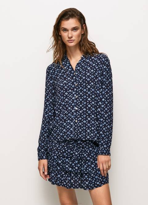 zene_multi_bluza_s_geometrijskim_printom_pepe_jeans_jz8h357.jpg žene multi bluza s geometrijskim printom Pepe Jeans JZ8H357 - Slika 1
