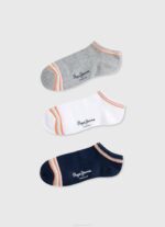 žene multi brooka čarape od 3 komada Pepe Jeans JZ8H560