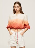 žene multi color block izblijedjela košulja Pepe Jeans JZ8H338 - Slika 3