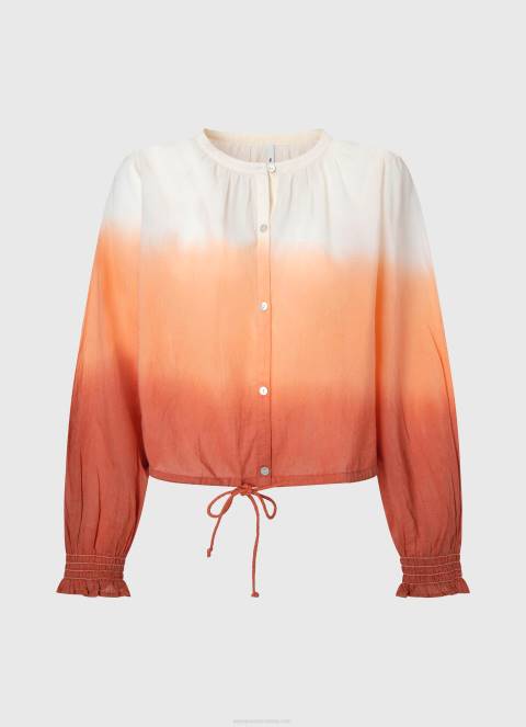 žene multi color block izblijedjela košulja Pepe Jeans JZ8H338 - Slika 5