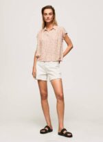 žene multi cvjetna košulja kratkih rukava Pepe Jeans JZ8H356 - Slika 2