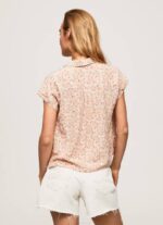 žene multi cvjetna košulja kratkih rukava Pepe Jeans JZ8H356 - Slika 4