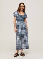 žene multi dugi kombinezon s kariranim printom Pepe Jeans JZ8H185 - Slika 2