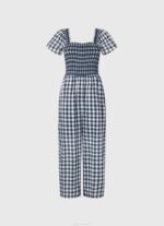 žene multi dugi kombinezon s kariranim printom Pepe Jeans JZ8H185 - Slika 5