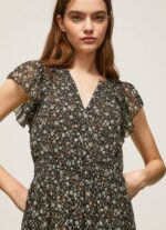 žene multi haljina od cvjetnog šifona Pepe Jeans JZ8H171 - Slika 3