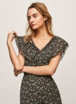žene multi haljina od cvjetnog šifona Pepe Jeans JZ8H214 - Slika 3