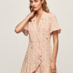 žene multi haljina omotana cvjetovima Pepe Jeans JZ8H213
