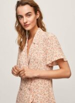 žene multi haljina omotana cvjetovima Pepe Jeans JZ8H213 - Slika 3